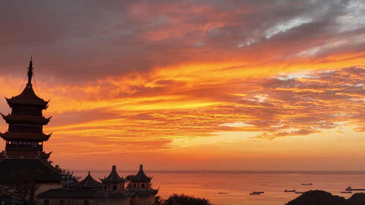 視頻 | 狼山國(guó)家森林公園夕照美如畫